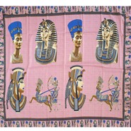 Pink Pharaonic Beach Scarf, Wrap